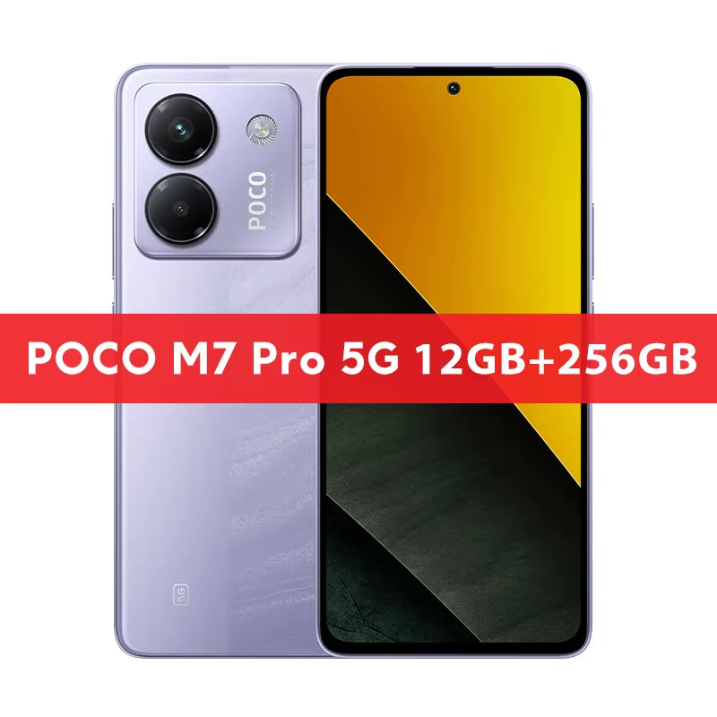 POCO M7 Pro 5G Global Version Dimensity 7025-Ultra 120Hz FHD+ Eye-Care AMOLED Display 5110Mah Battery NFC