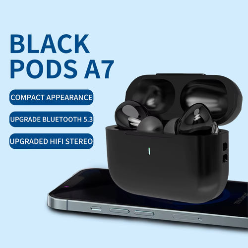 Blackpods A7Pro TWS Air Ear Earphone Buds Wireless Earbuds Pods In-Ear Headphones Pro 2 for Ios Android Generation Ear Phones