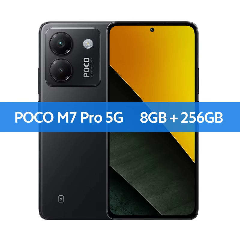 POCO M7 Pro 5G Global Version Dimensity 7025-Ultra 120Hz FHD+ Eye-Care AMOLED Display 5110Mah Battery NFC