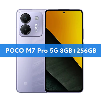 POCO M7 Pro 5G Global Version Dimensity 7025-Ultra 120Hz FHD+ Eye-Care AMOLED Display 5110Mah Battery NFC